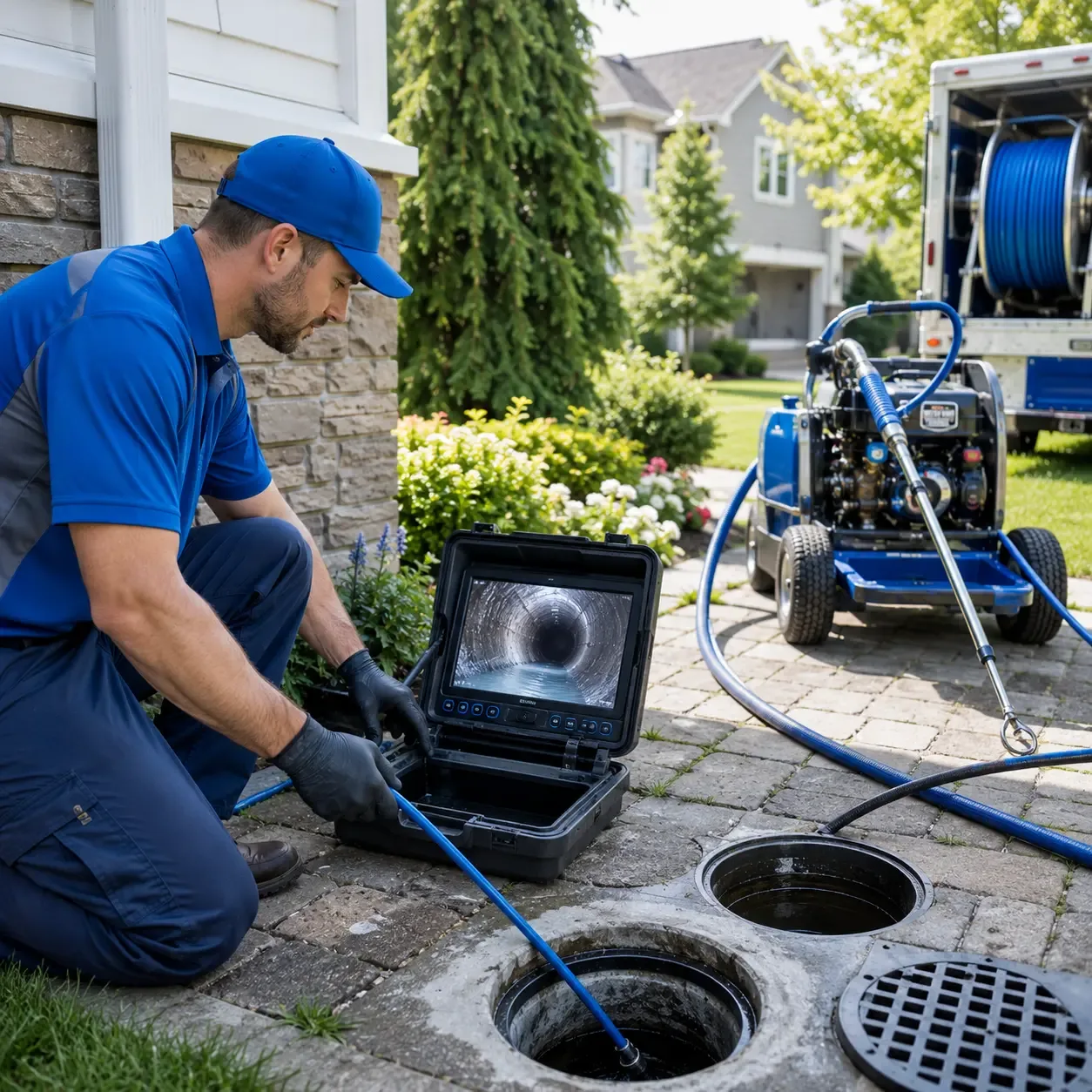 Outdoor drain cleaning professionals serving Austerlitz, NY